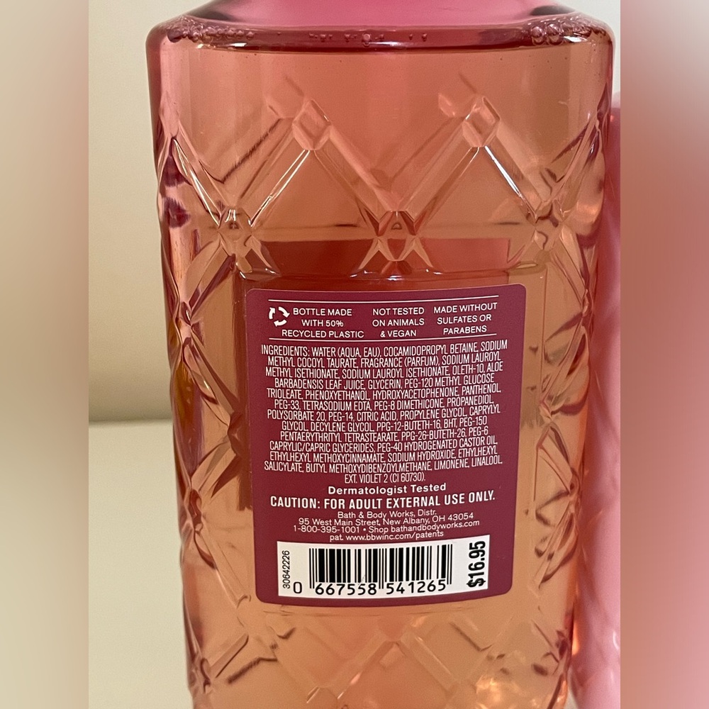 Bath & Body Works Champagne Toast Body Wash & Lotion Full Size Set with Tote Bag - Picture 10 of 12